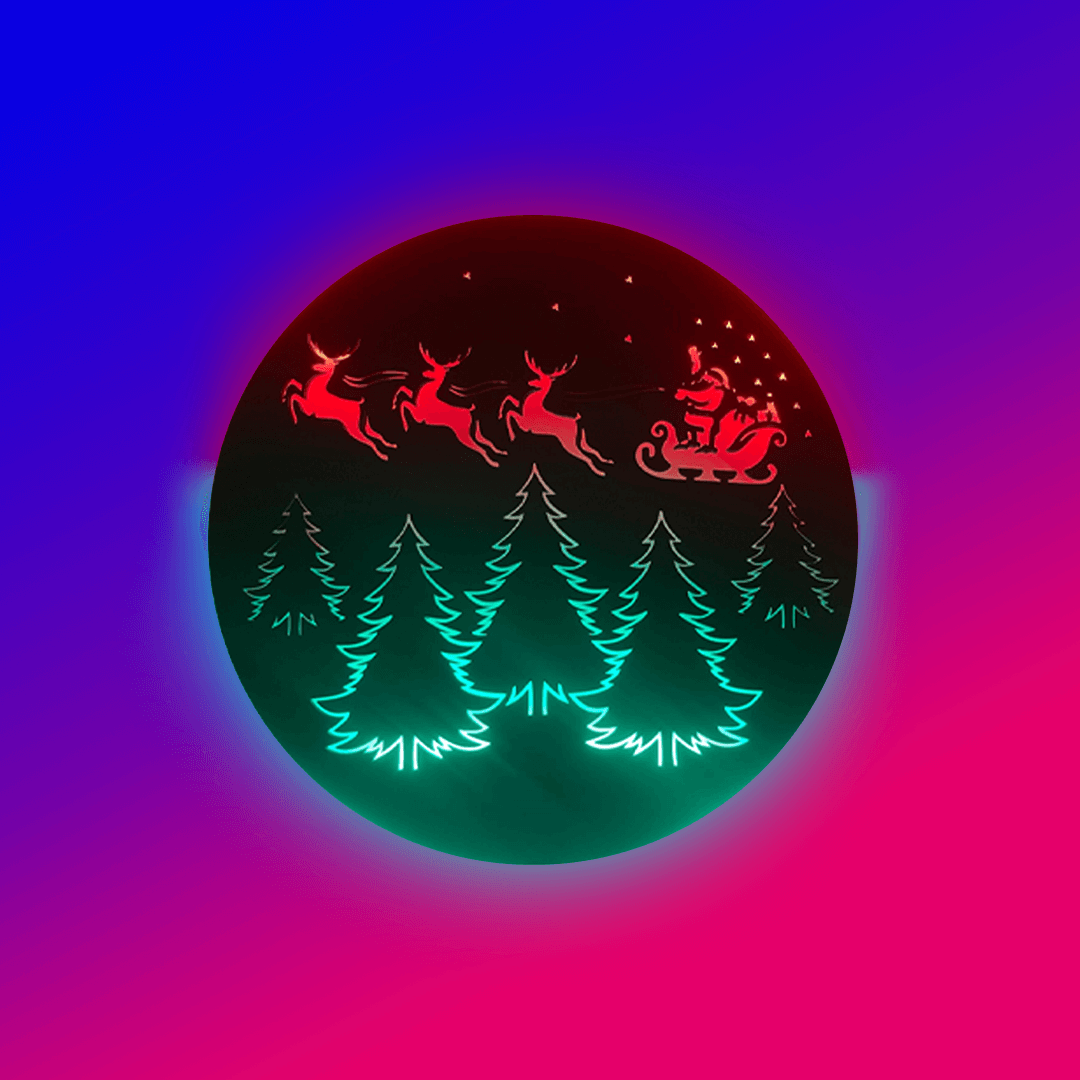 Christmas Decoration Wall Decor Light – Dual Neon Light | Double the Glow for Festive Cheer Christmas Decoration Wall Decor Light – Dual Neon Light | Double the Glow for Festive Cheer