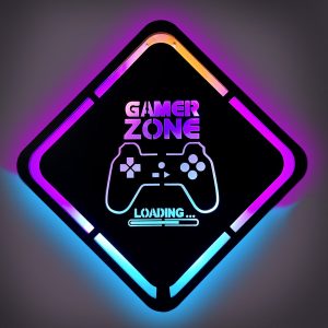 Gamer Gift Lights for Boys Teen Gaming Zone, Gamer Room Wall Bedroom Decor, Colorful LED Wall decor lights