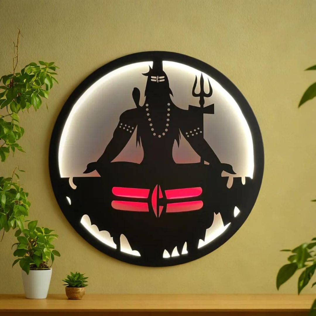 Mahadev Shiv Ji LED Wall Decor Light | India's Divine Collection Mahadev Shiv Ji LED Wall Decor Light | India's Divine Collection