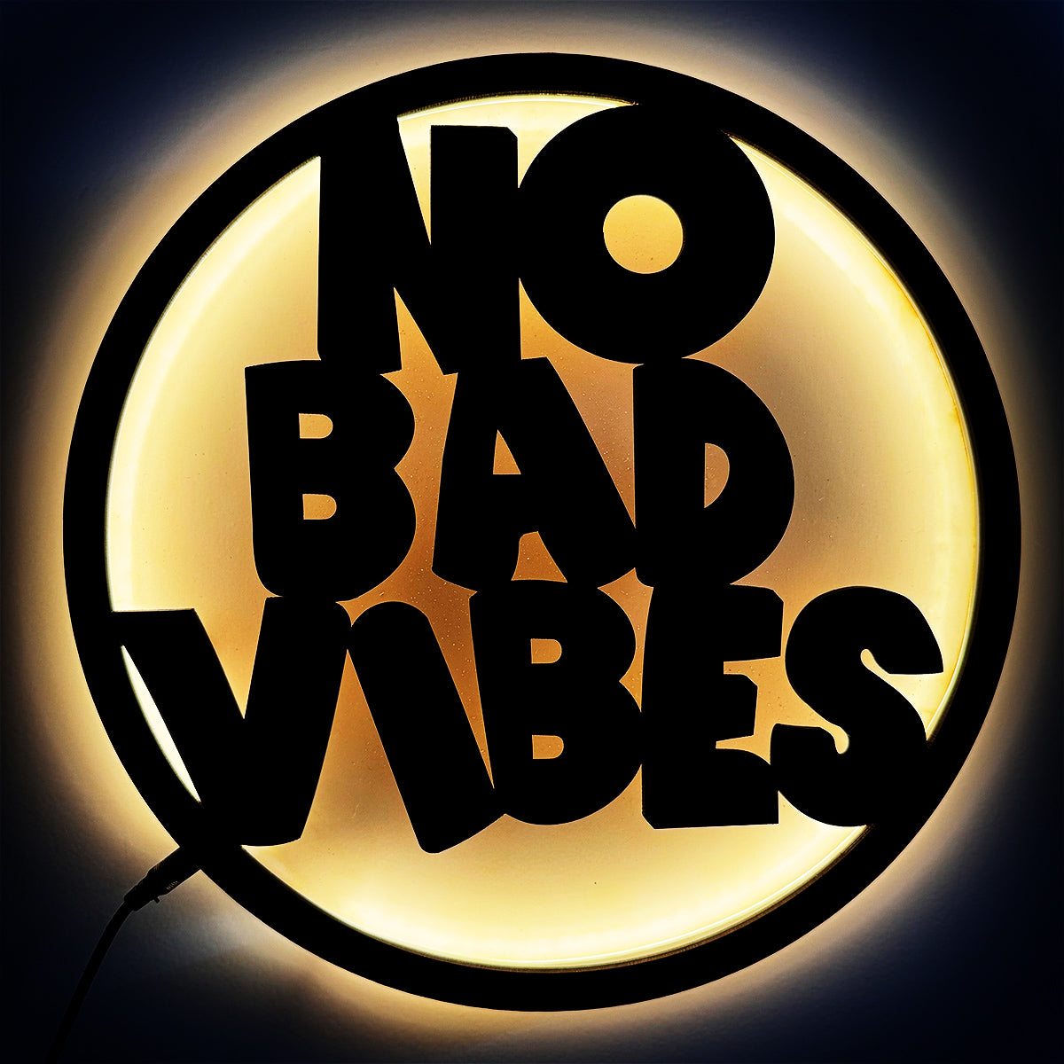 No Bad Vibes Wall décor light, Led Wall Signs for Bedroom, Bar, Party, Game Room Decor, Decorative Wall Deacor with Led Light No Bad Vibes Wall décor light, Led Wall Signs for Bedroom, Bar, Party, Game Room Decor, Decorative Wall Deacor with Led Light